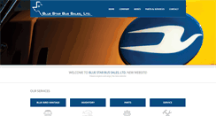 Desktop Screenshot of bluestarbussales.com